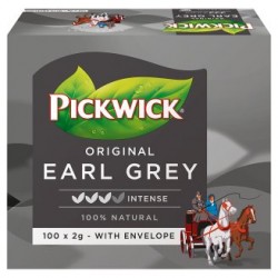 Pickwick Earl grey černý čaj aromatizovaný s bergamontovaným aroma 100 x 2g