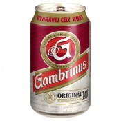 Gambrinus Originál 10° pivo výčepní světlé 330ml