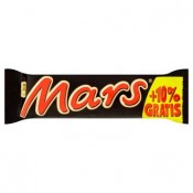 Mars Mléčná čokoláda plněná nugátem a karamelem 47g