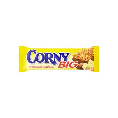 Corny Big cereální tyčinka s banány v mléčné čokoládě 50g