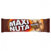 Maxi Nuta Tyčinka s praženými mandlemi, polomáčená v kakaové polevě 35g