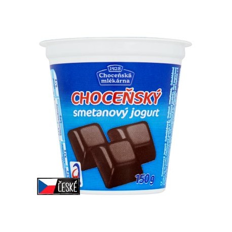 Choceňská Mlékárna Choceňský smetanový jogurt čokoládový 150g