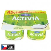 Danone Activia Bílá sladká jogurt s bifidokulturou 4 x 120g
