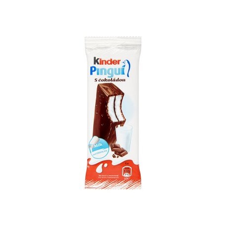 Kinder Pinguí Piškotový řez s mléčnou náplní v čokoládové polevě 30g