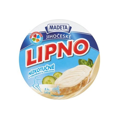 Madeta Jihočeské Lipno tavený nízkotučný sýr 140g