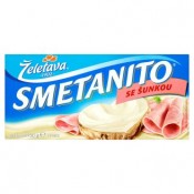 Želetava Smetanito Tavený smetanový sýr se šunkou 3 ks 150g