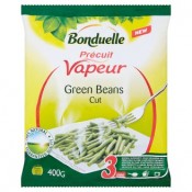 Bonduelle Vapeur Zelené fazolové lusky jemné hluboce zmrazené 400g