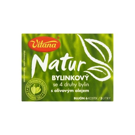 Vitana Natur Bylinkový bujón se 4 druhy bylin s olivovým olejem 60g