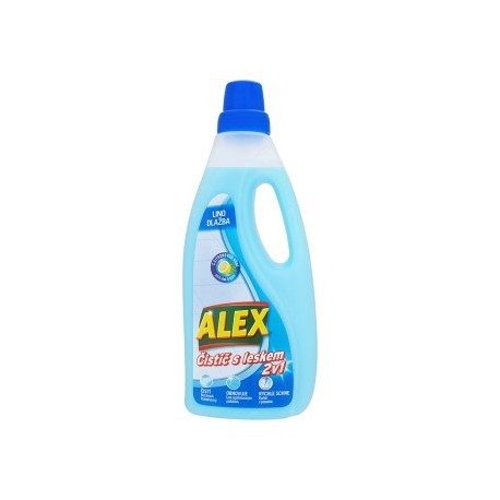 ALEX 2v1 čistič + leštěnka na dlažbu a linoleum s citrónovou vůní 750ml