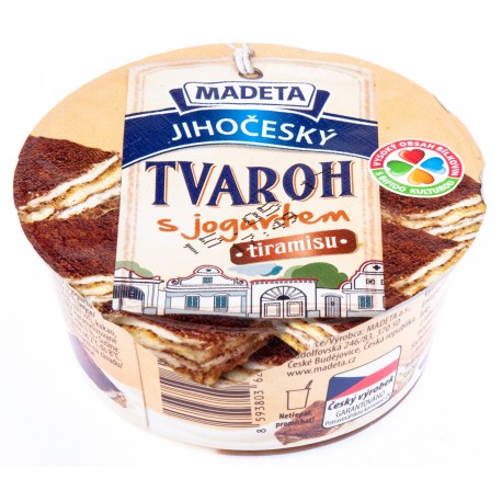 Madeta Jihočeský Tvaroh s jogurtem 60% čokoláda 135g